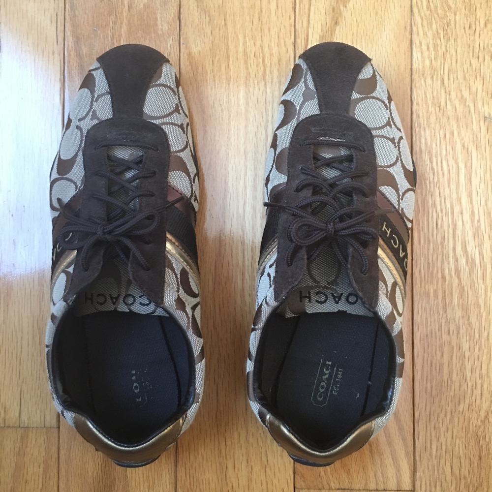 Coach 8.5 Logo Authentic Jayme Sneakers - Picture 2 of 5